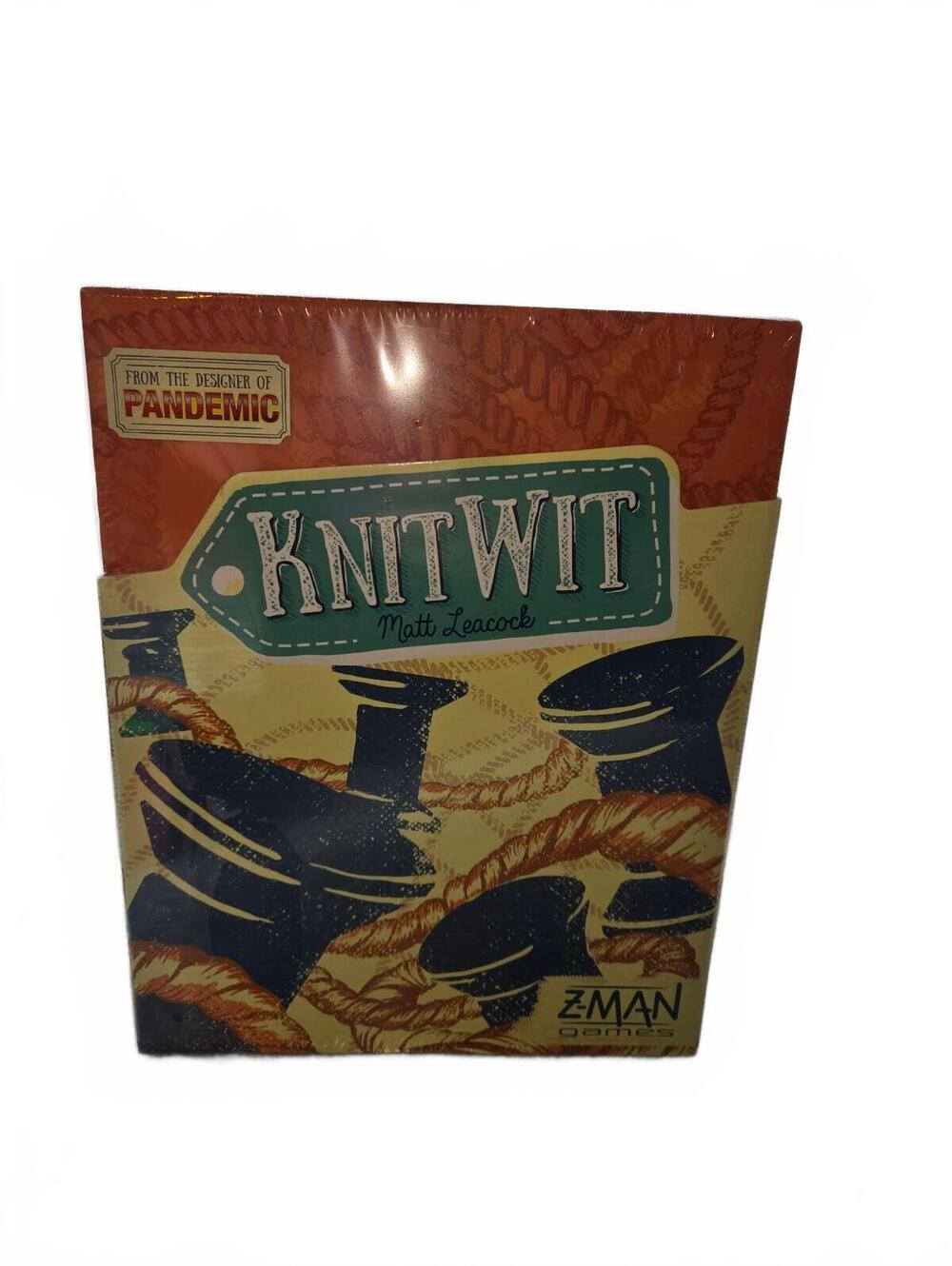 Knit Wit / Z-Man Games / Matt Leacock Word Party Game Brand New Sealed